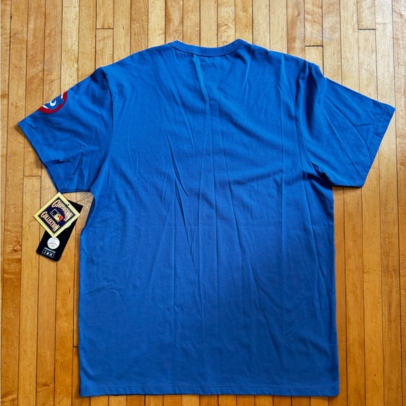 NWT 47 Chicago Cubs Cooperstown Collection Cadet Blue T-Shirt Sz. L - Picture 5 of 6